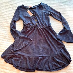Boutique blue dress size medium NWT (junior’s)